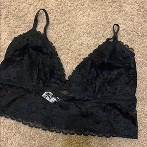 Maidenform bralette black lace L